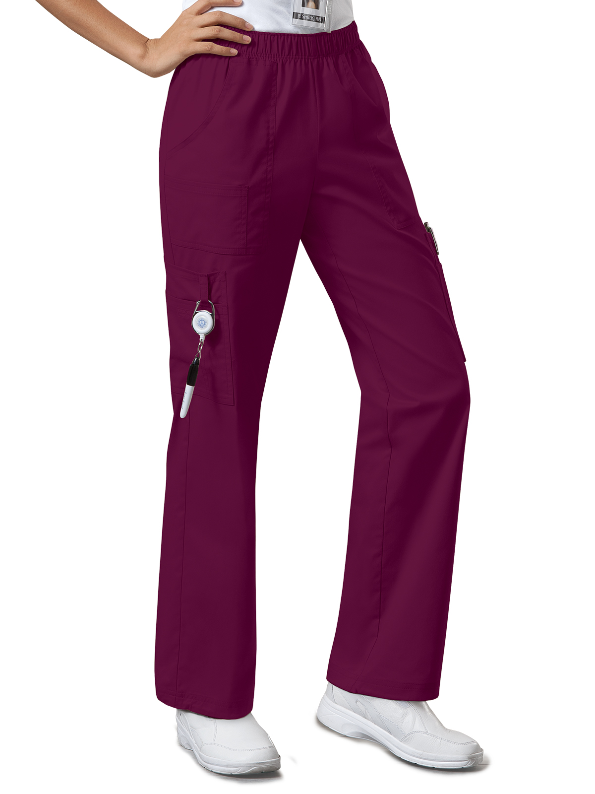 Cherokee 4005 Women's Mid Rise Pull-On Cargo Pant