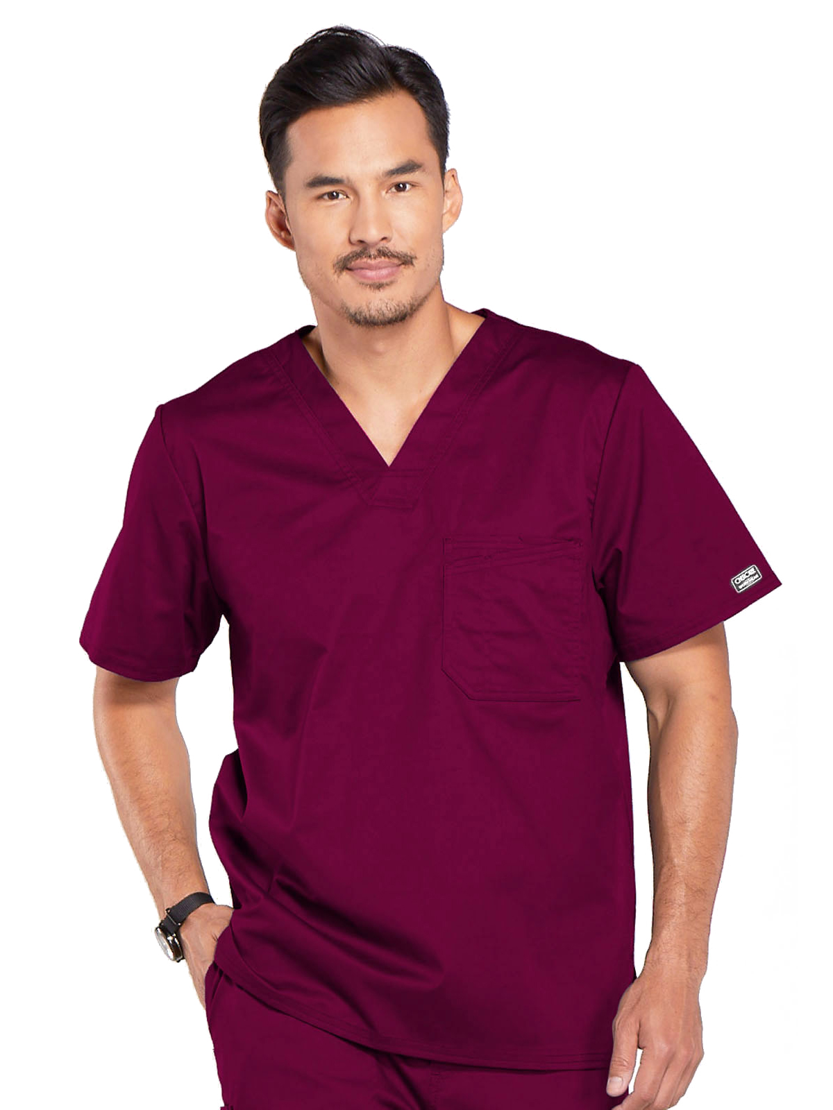 Cherokee 4743 Men's Tuckable V-Neck Top