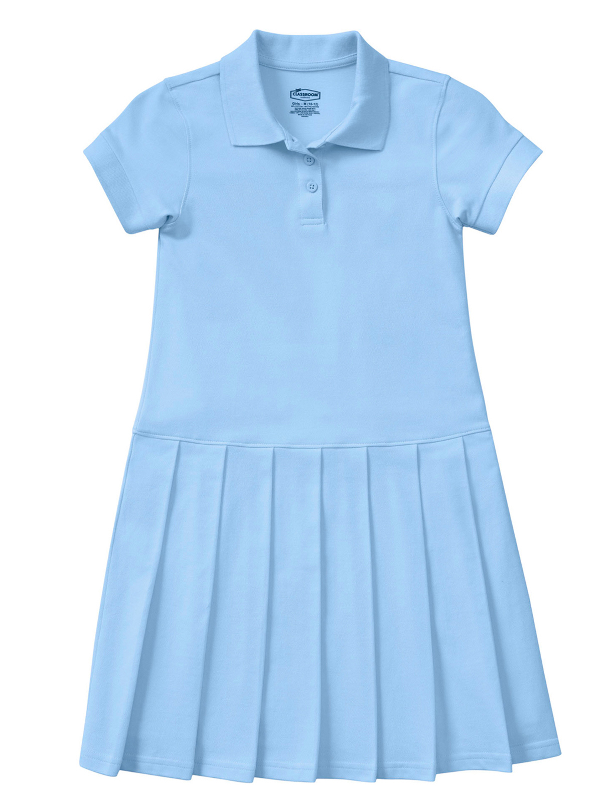 Classroom Uniforms 54122 Girls' Pique Polo Dress for Youth