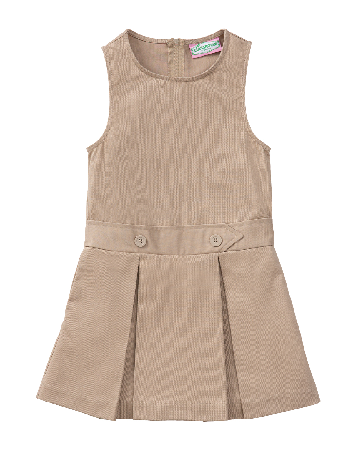 Classroom Uniforms 54452 Girls' Kick Pleat Jumper