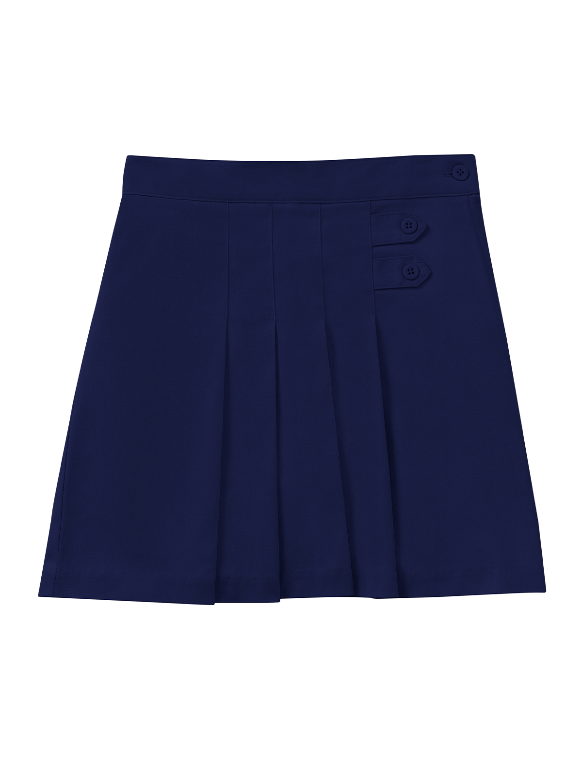 Classroom Uniforms 55123AZ Girls' Plus Stretch Pleated Tab Scooter