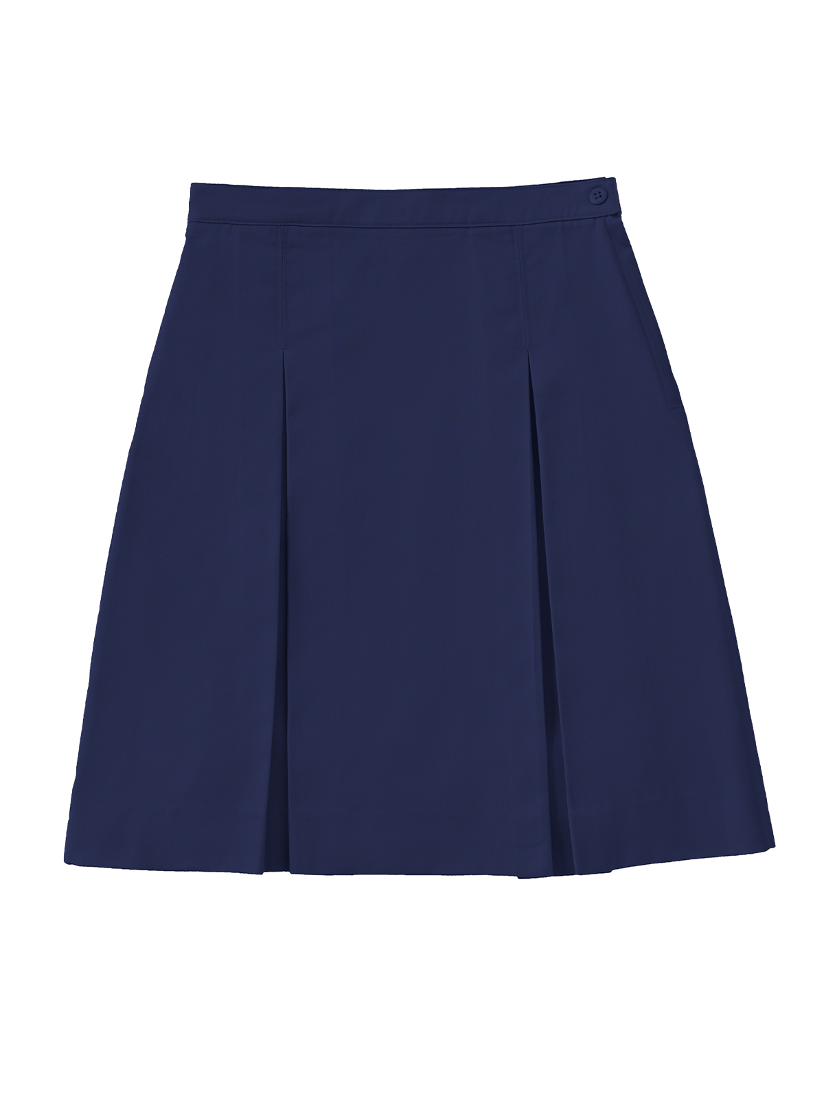 Classroom Uniforms 55793A Girls' Plus Adjustable Longer Length Kick Pleat Skirt