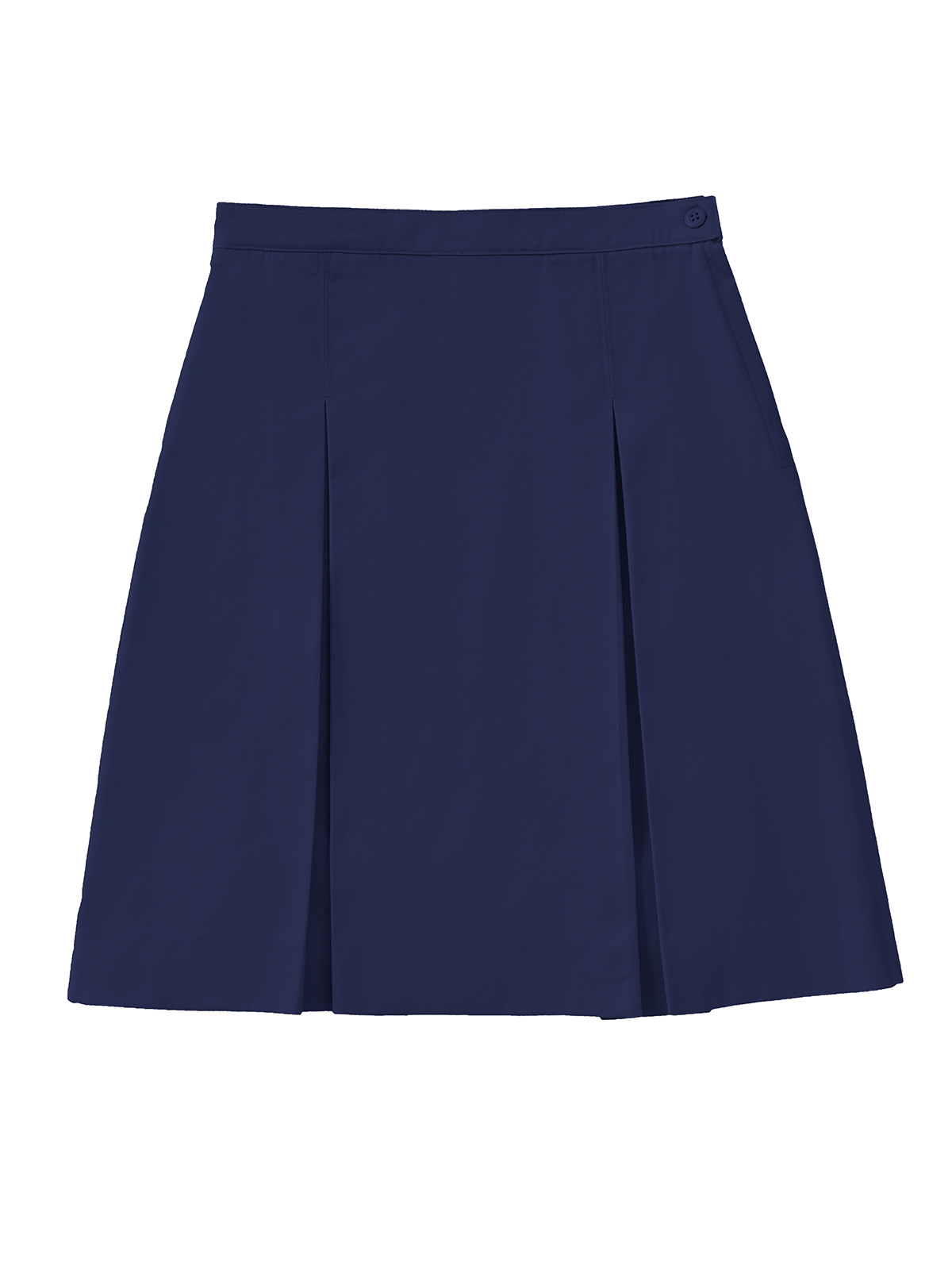 Classroom Uniforms 55794 Junior Girls' Longer Length Kick Pleat Skirt