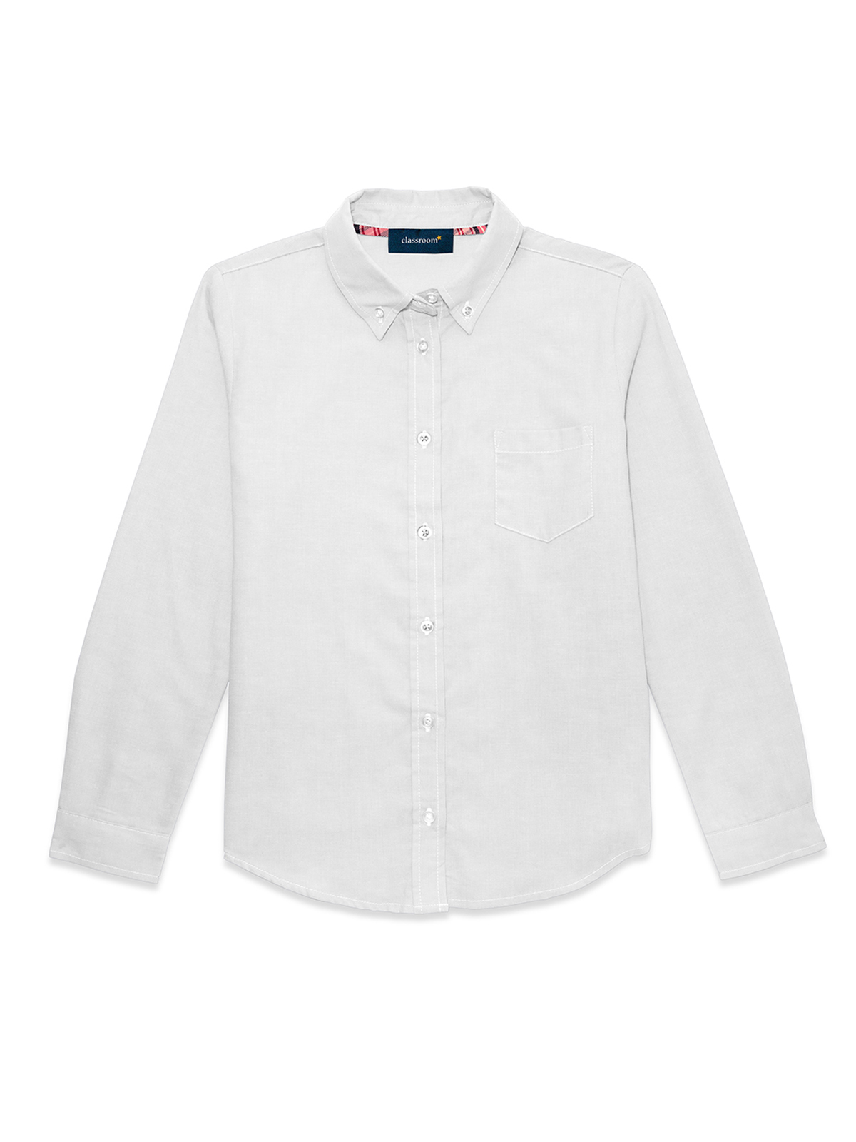 Classroom Uniforms 57414 Junior Girls' Long Sleeve Oxford Shirt