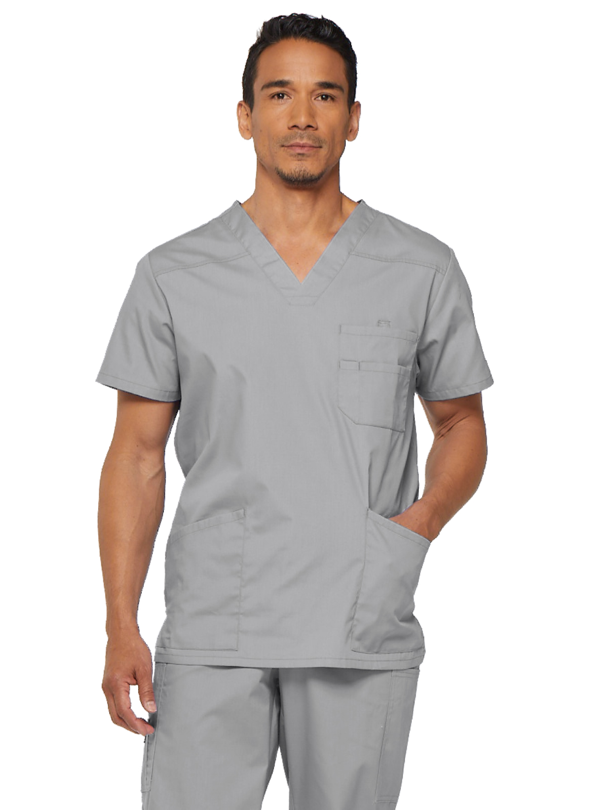 Dickies Medical 81906 Men's 5-Pocket V-Neck Top