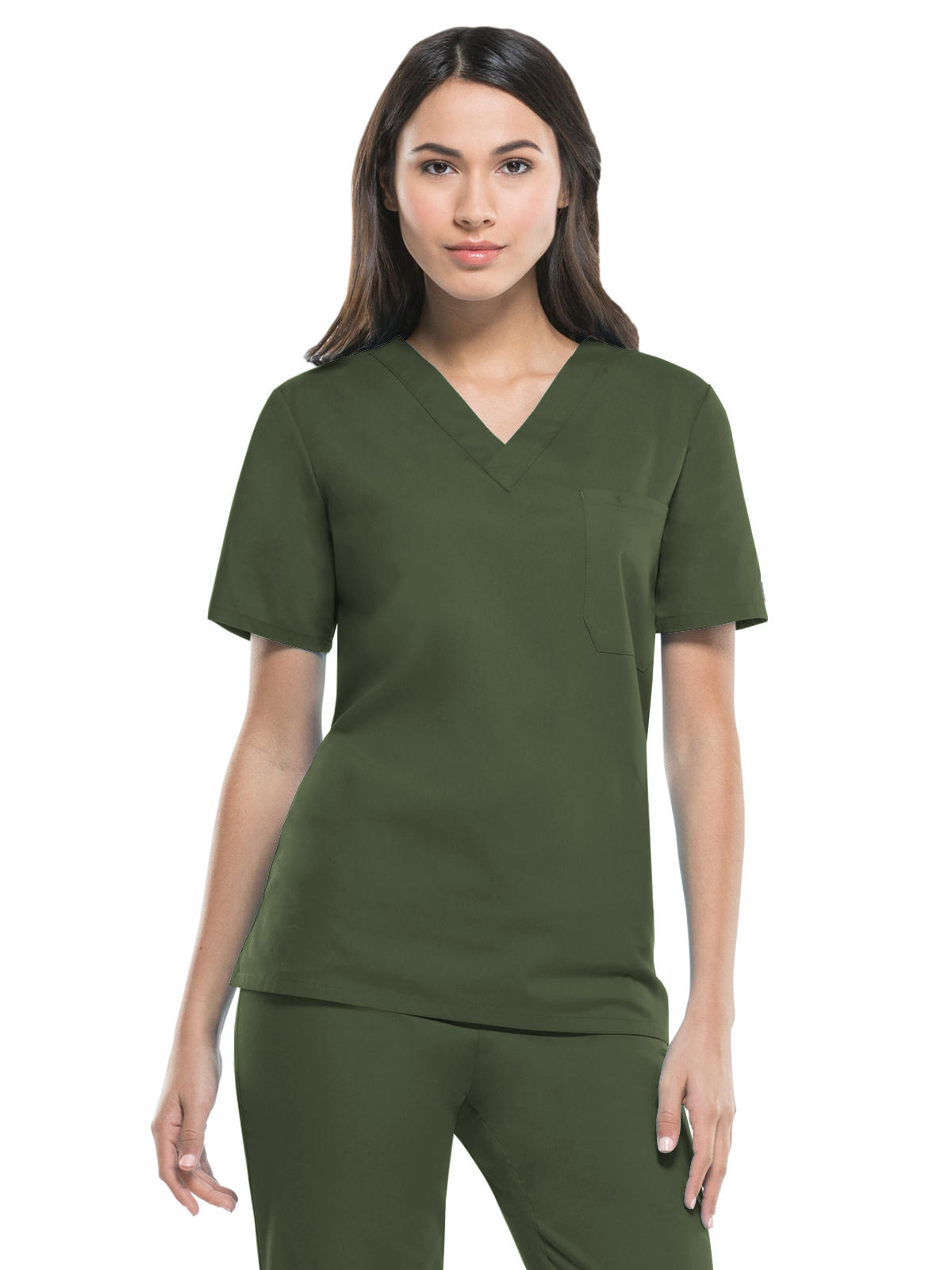 Dickies Medical 83706 Unisex 1-Pocket Tuckable V-Neck Top