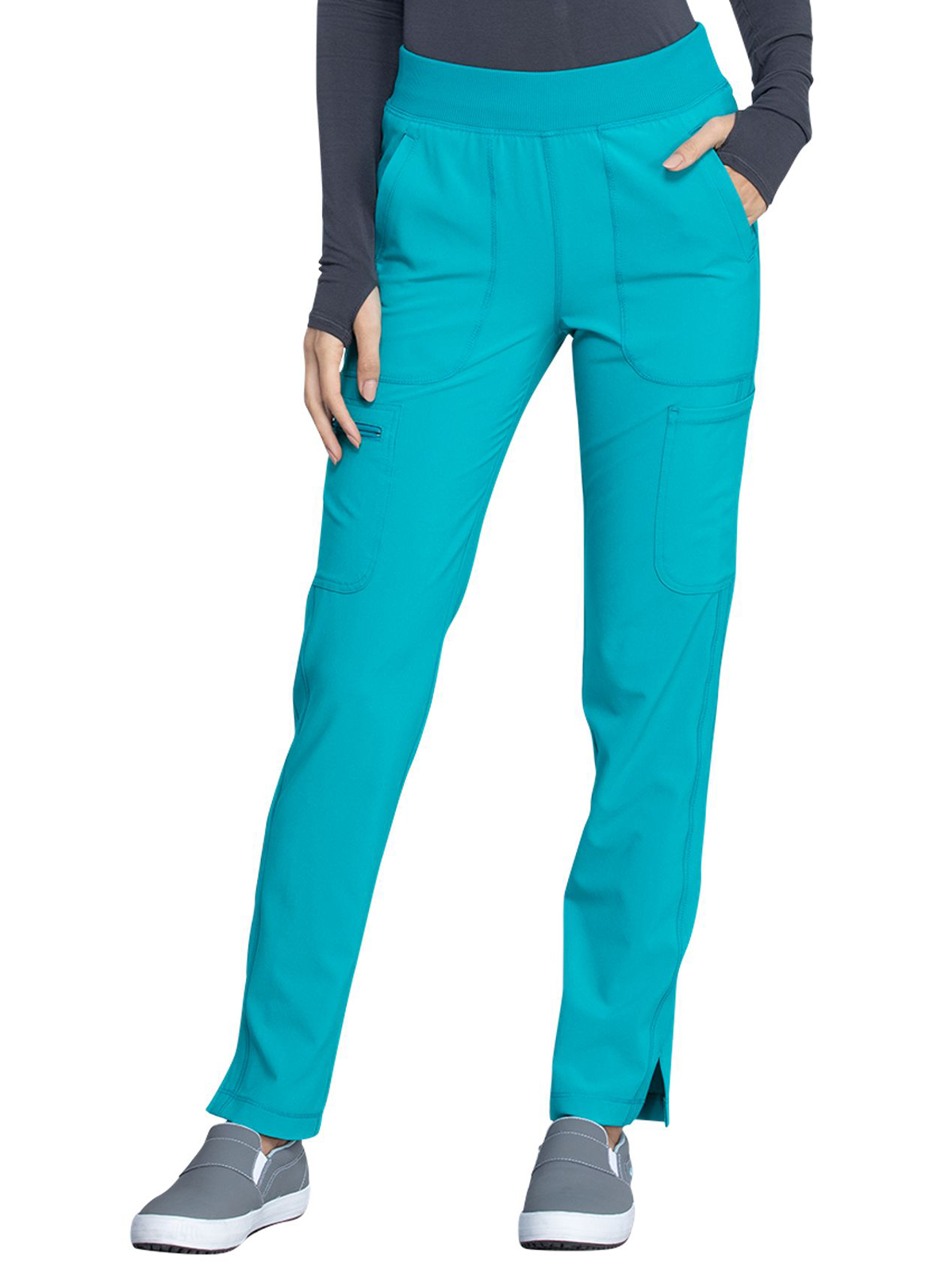 Infinity CK065A Women's Mid Rise Tapered Leg Pant