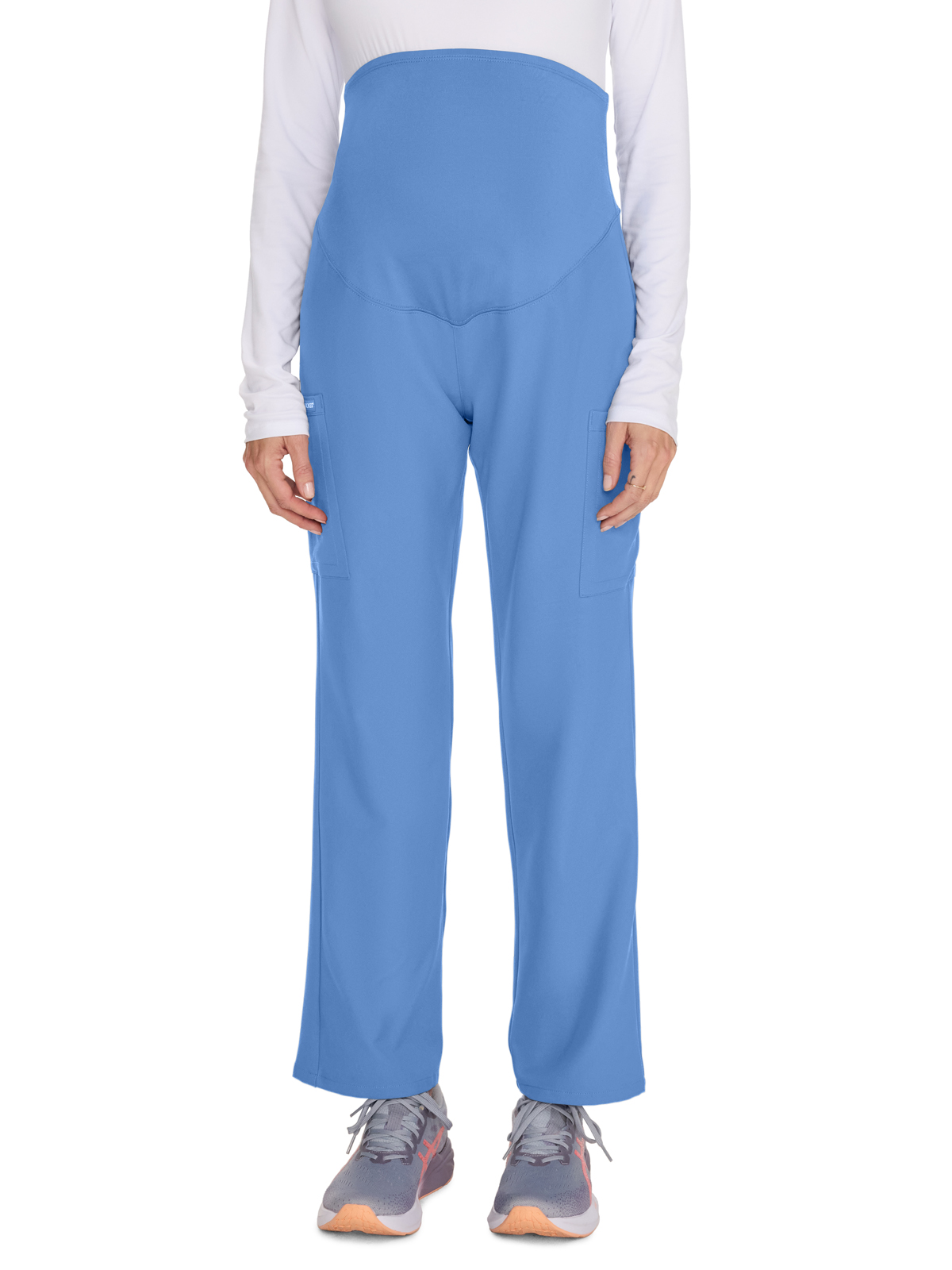 Cherokee CK118A Women's 3-Pocket Maternity Straight Leg Pant