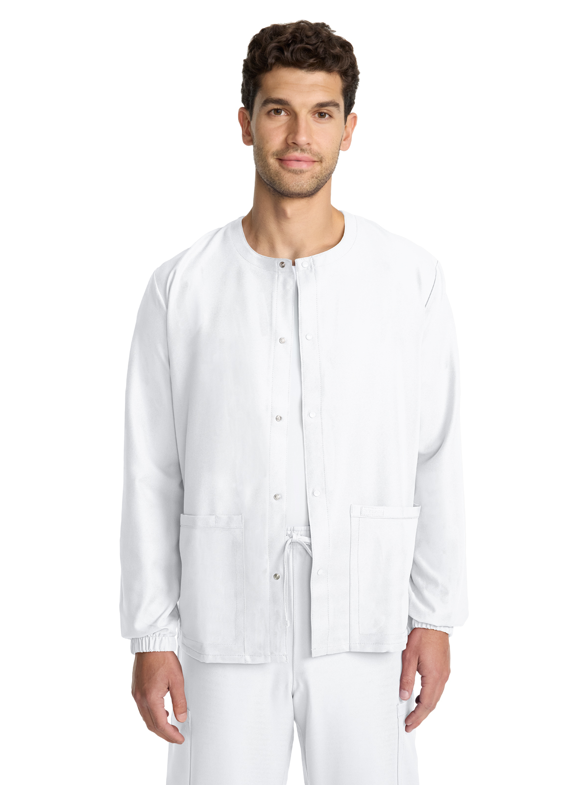 Cherokee CK393A Unisex 2-Pocket Snap Front Jacket