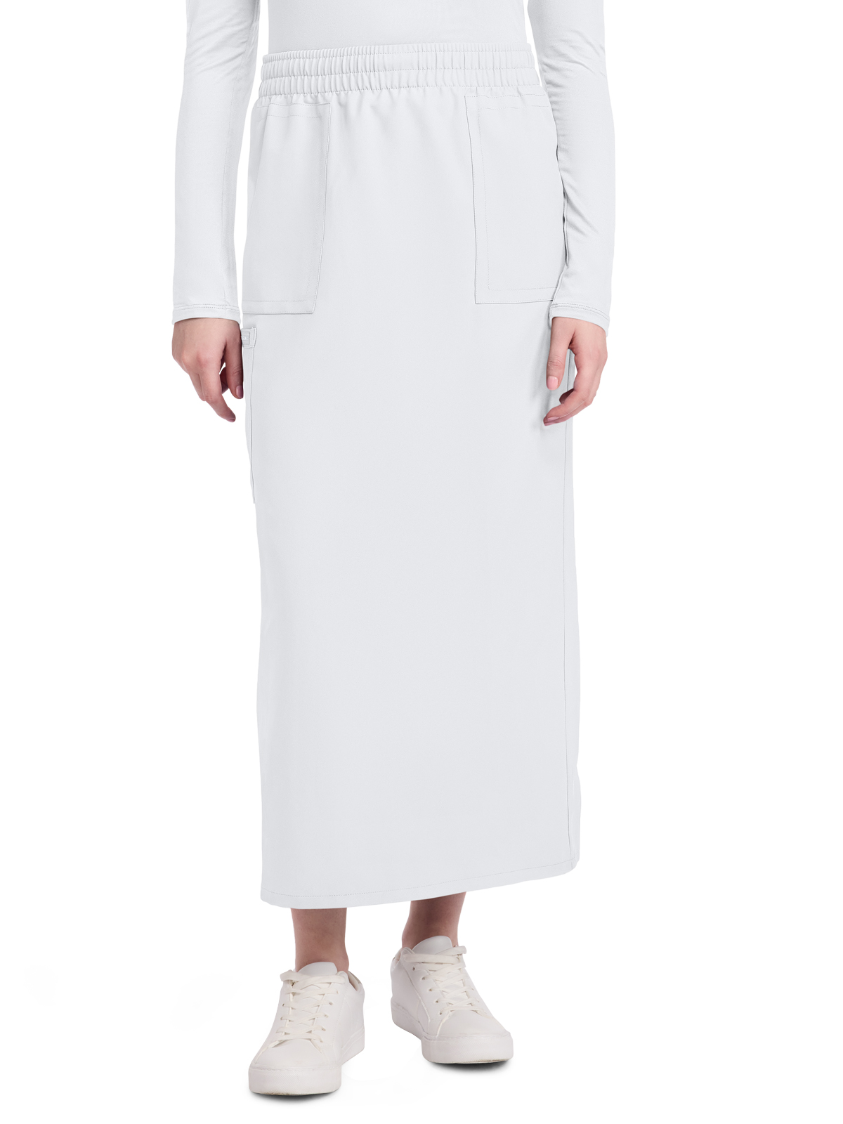 Cherokee CK564A Women's 3-Pocket Elastic Waist Skirt