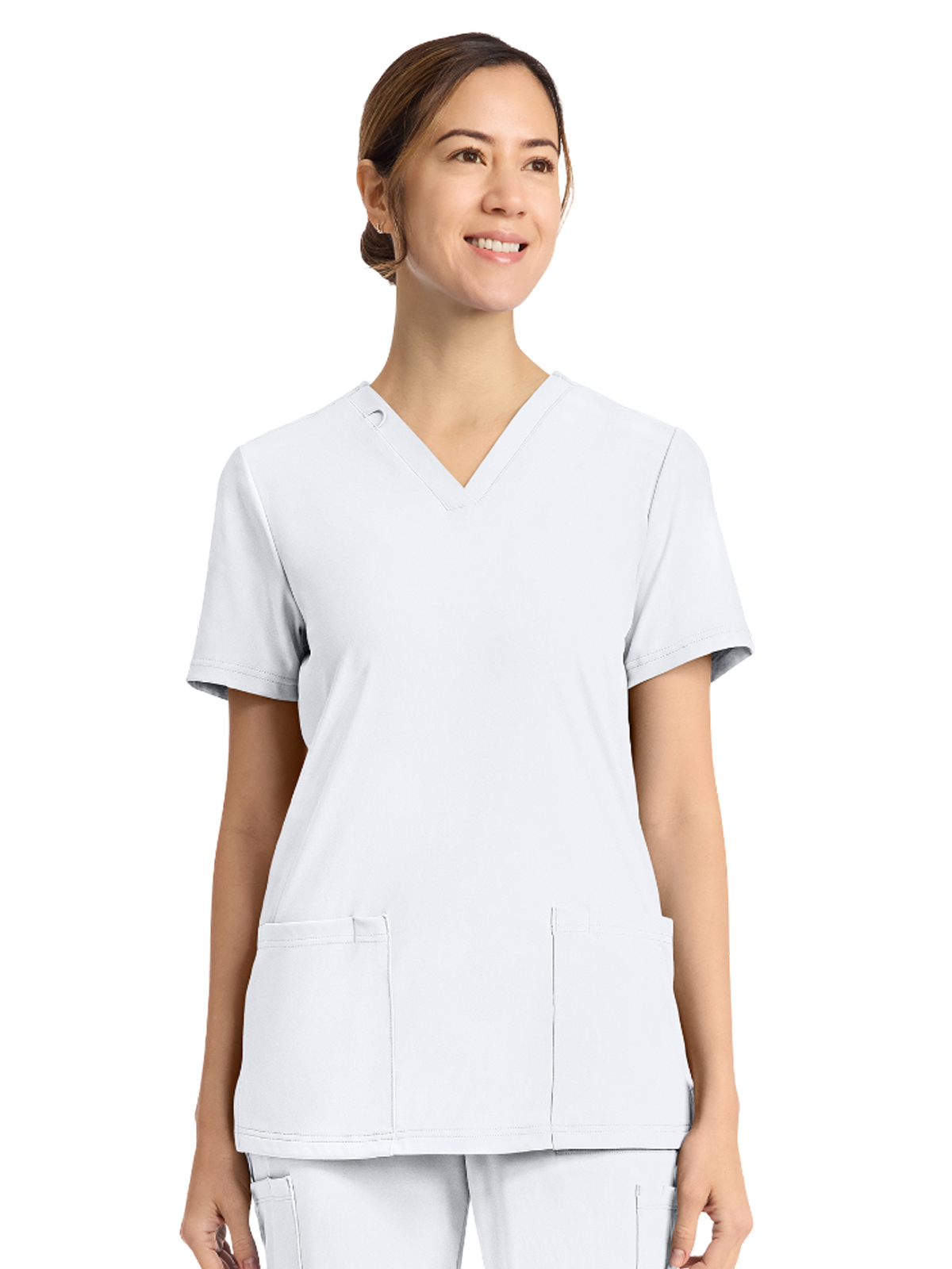 Cherokee CK832 Women's 2-Pocket V-Neck Top