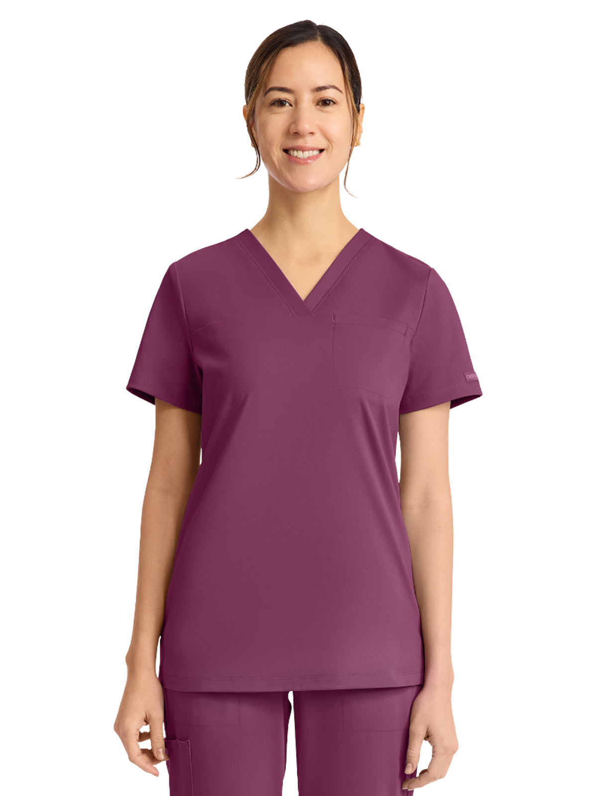 Cherokee CK963 Women's 1-Pocket V-Neck Top