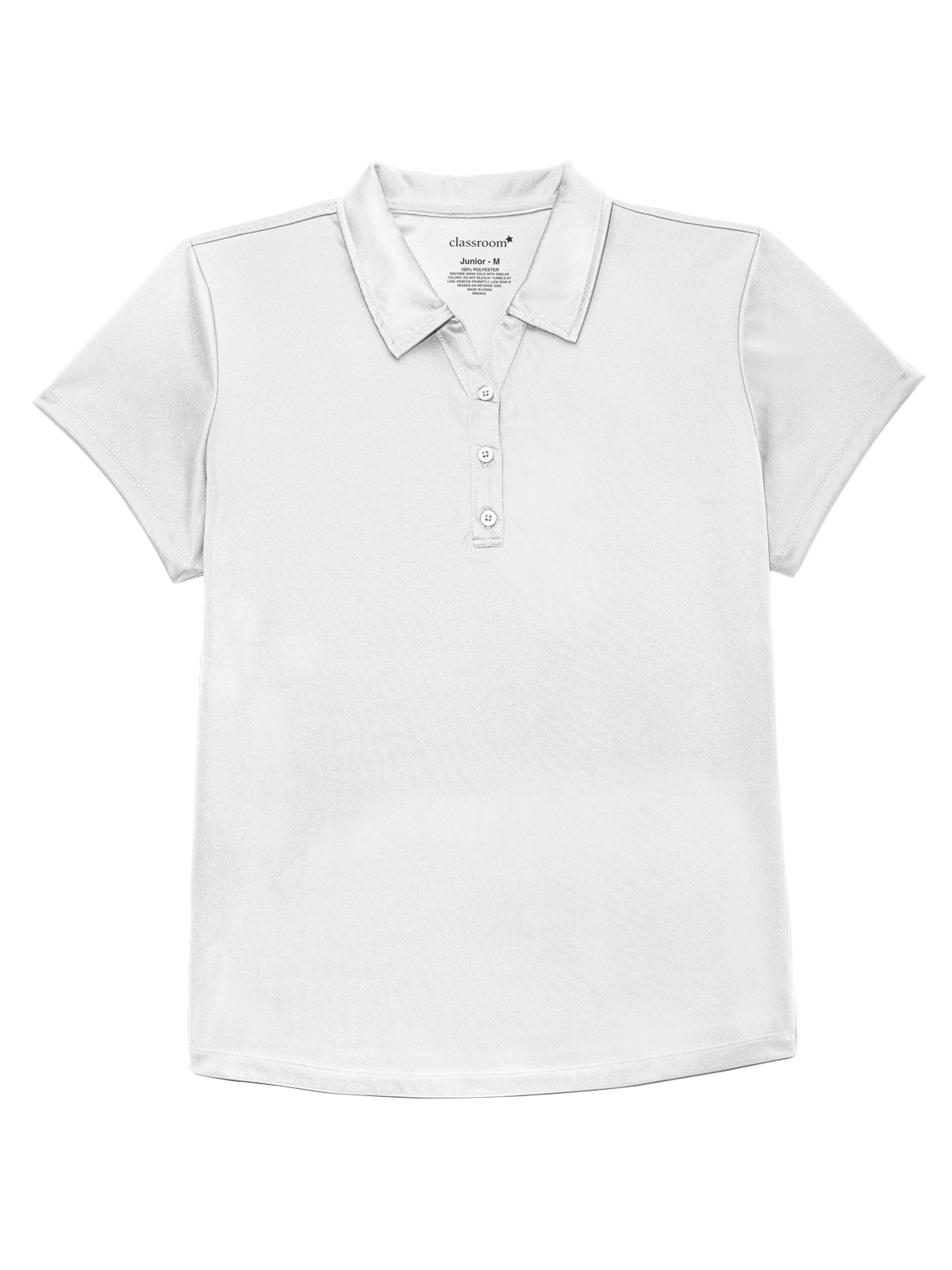 Classroom Uniforms CR864X Junior Girls' Moisture Wicking Polo