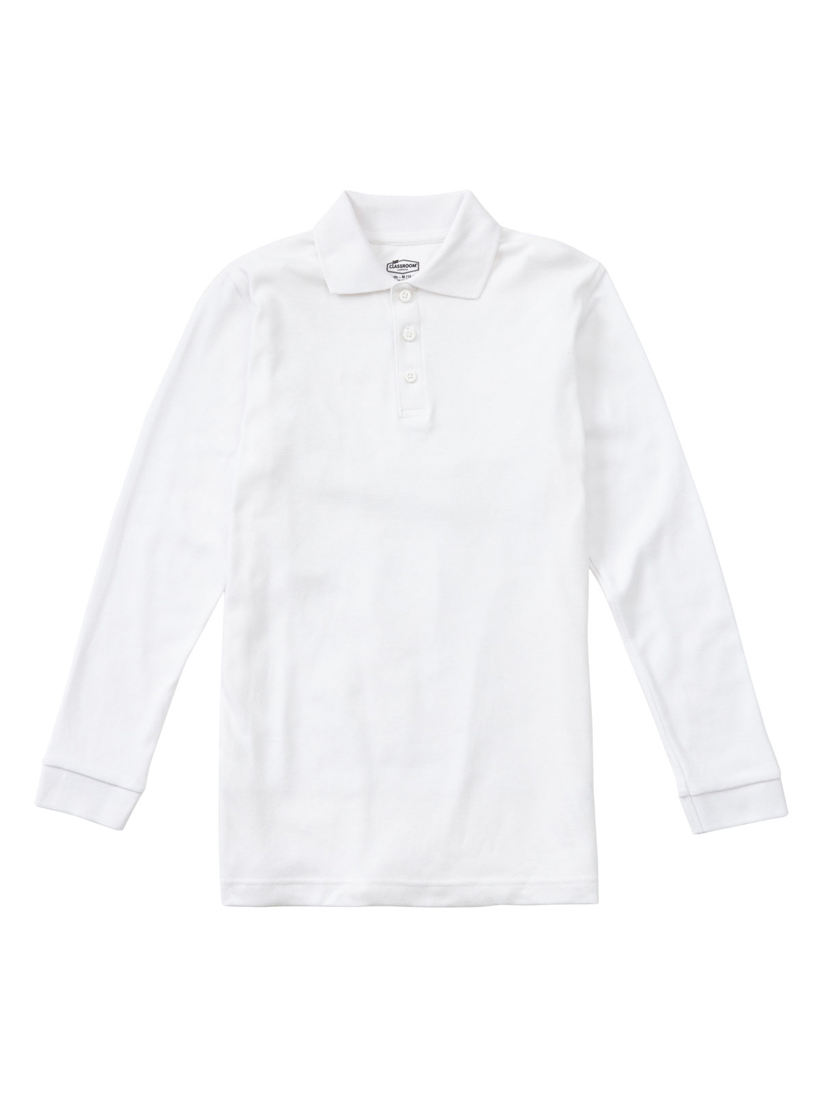 Classroom Uniforms CR873Y Youth Long Sleeve Interlock Polo