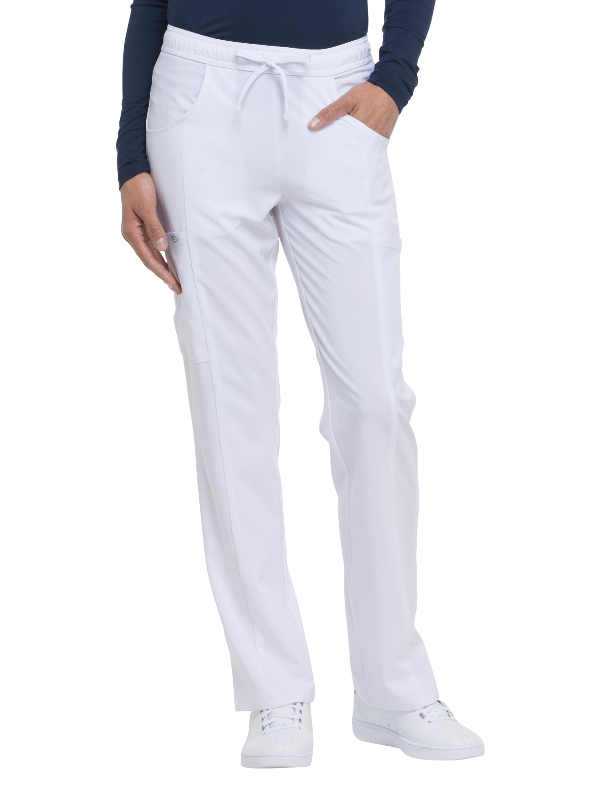 Dickies Medical DK010 Women's Mid Rise Straight Leg Drawstring Pant