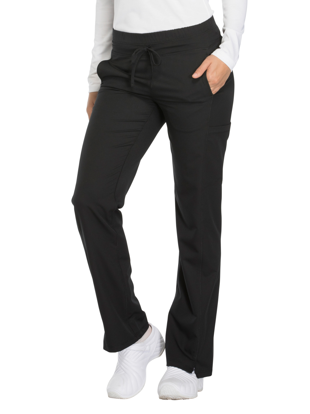 Dickies Medical DK130 Women's Mid Rise Straight Leg Drawstring Pant