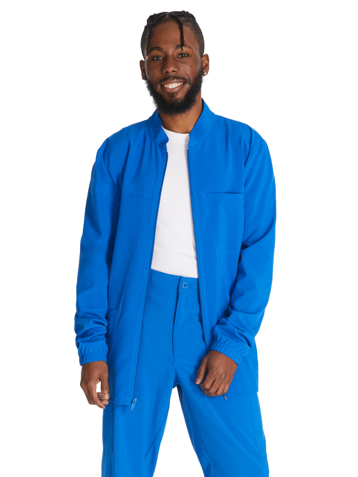 Dickies Medical DK342 Men's 3-Pocket Zip Front Jacket