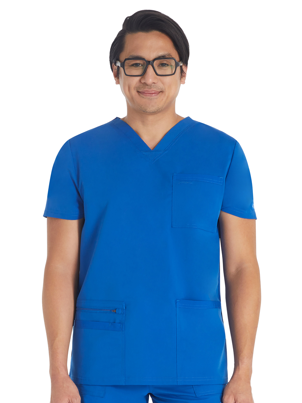 Dickies Medical DK672 Men's 4-Pocket V-Neck Top