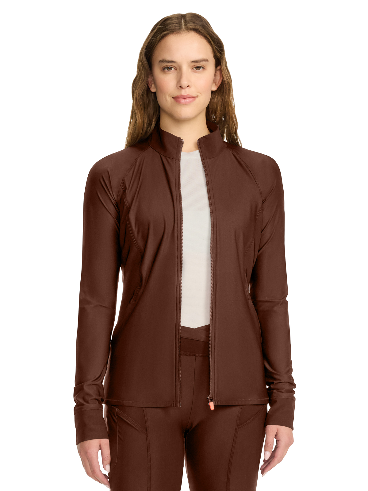 Infinity IN337A Women's 2-Pocket Zip Front Jacket