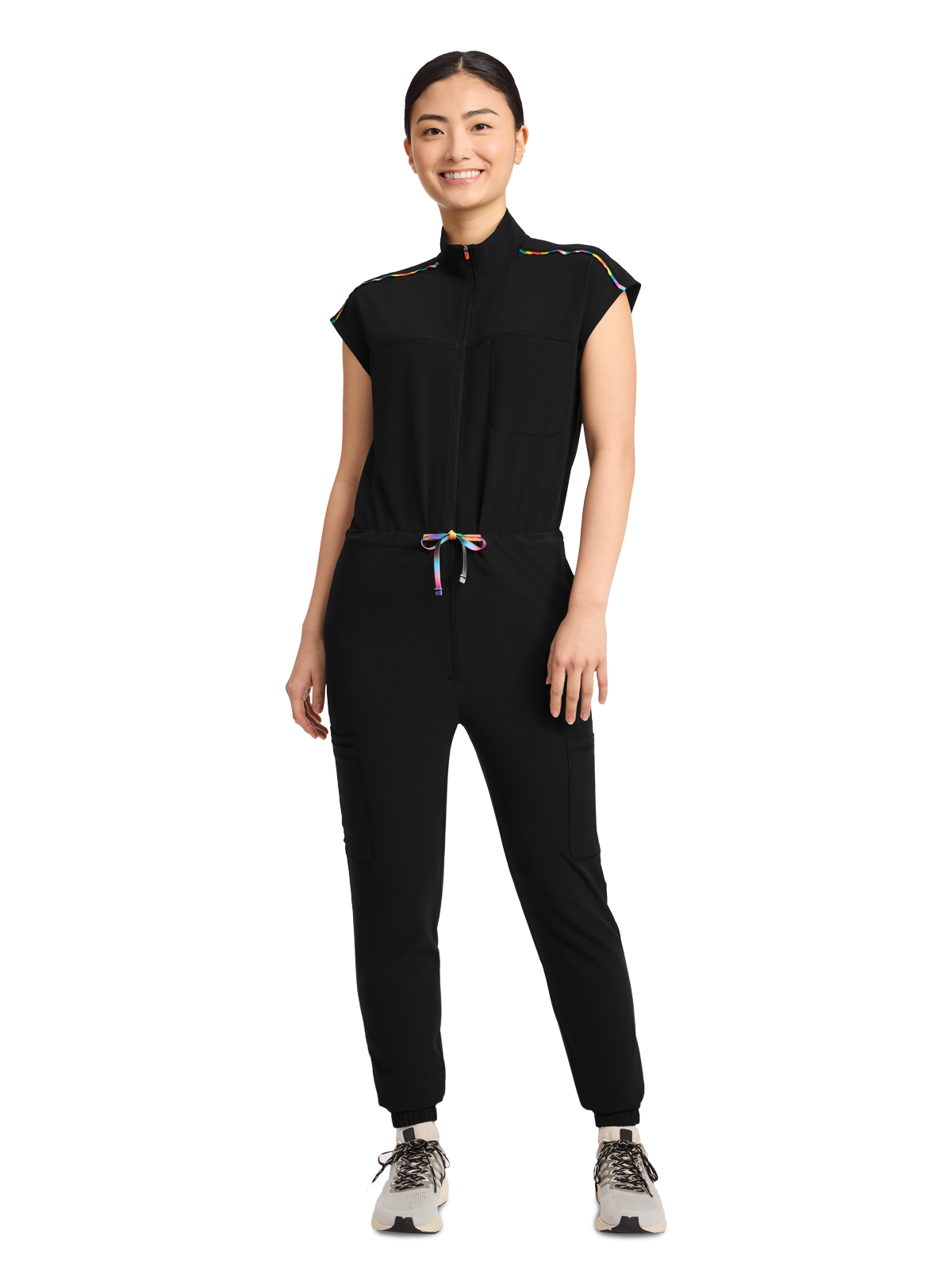 Infinity IN523A Unisex 7-Pocket Dolman Jumpsuit