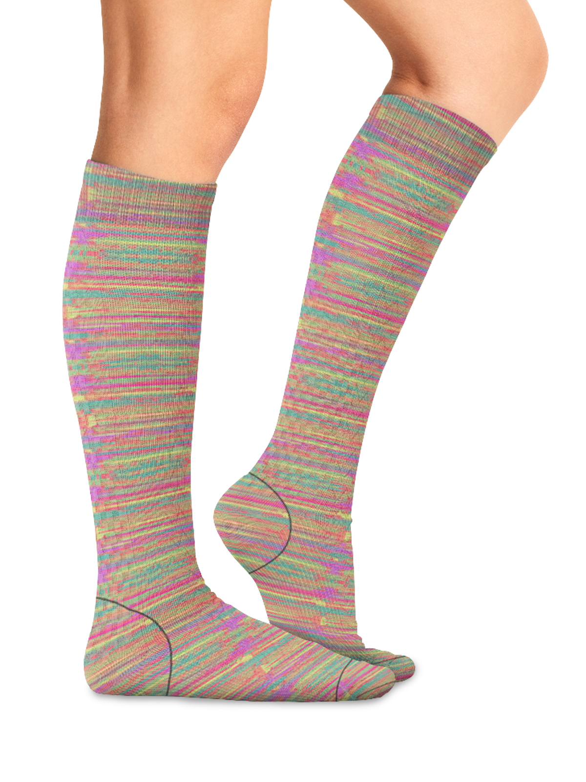 Cherokee LXSUPPORT Unisex Knee High 15-20 mmHg Compression Socks