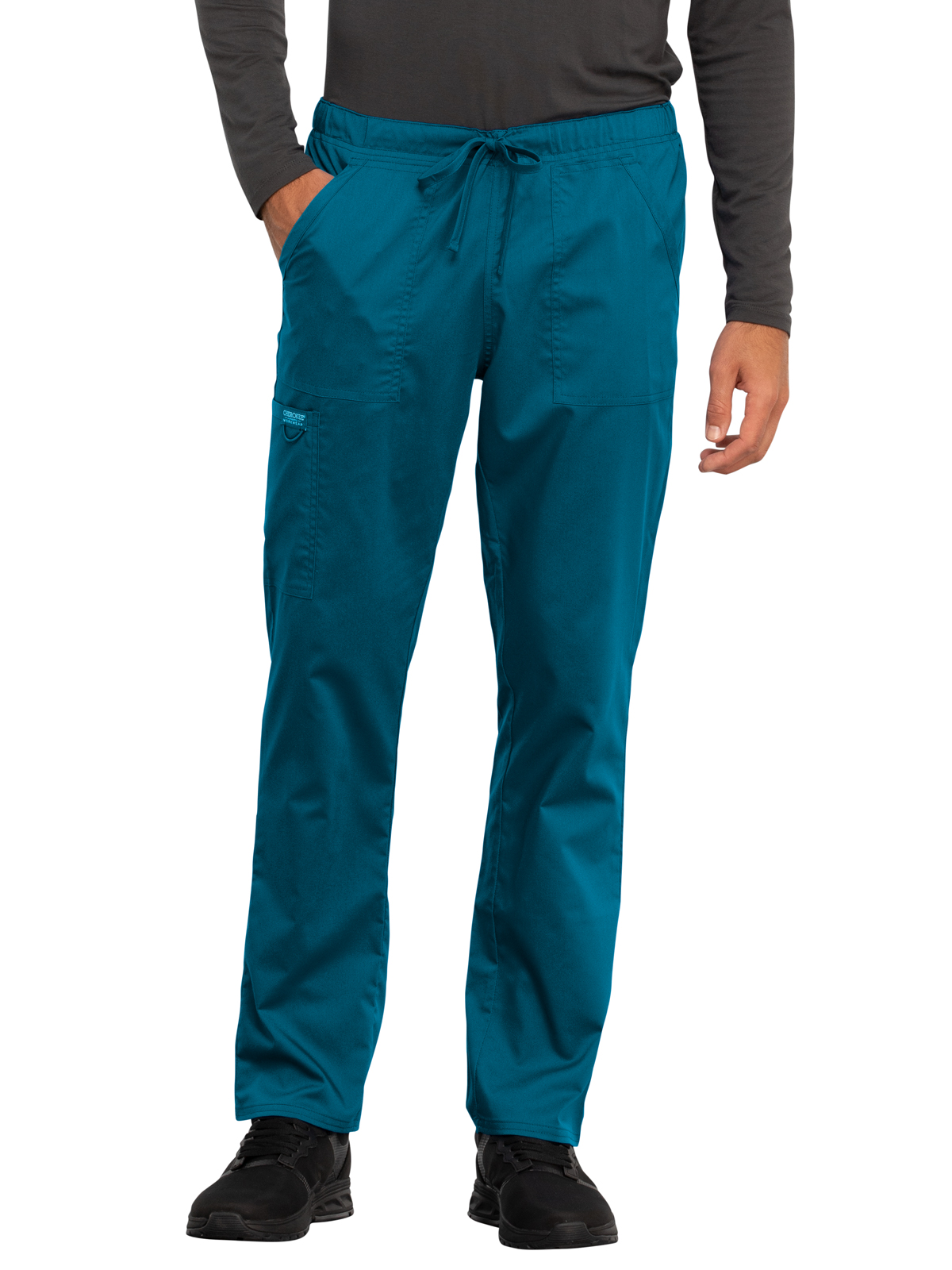 Cherokee WW020 Unisex 4-Pocket Tapered Leg Drawstring Pant