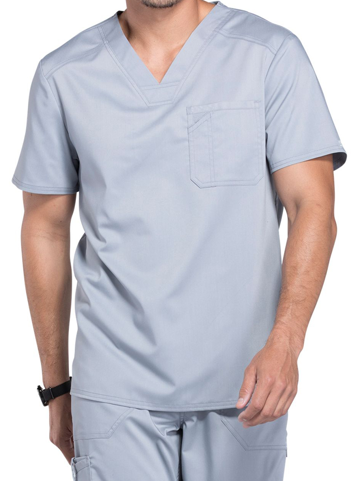 Cherokee WW690 Men's 1-Pocket Tuckable V-Neck Top