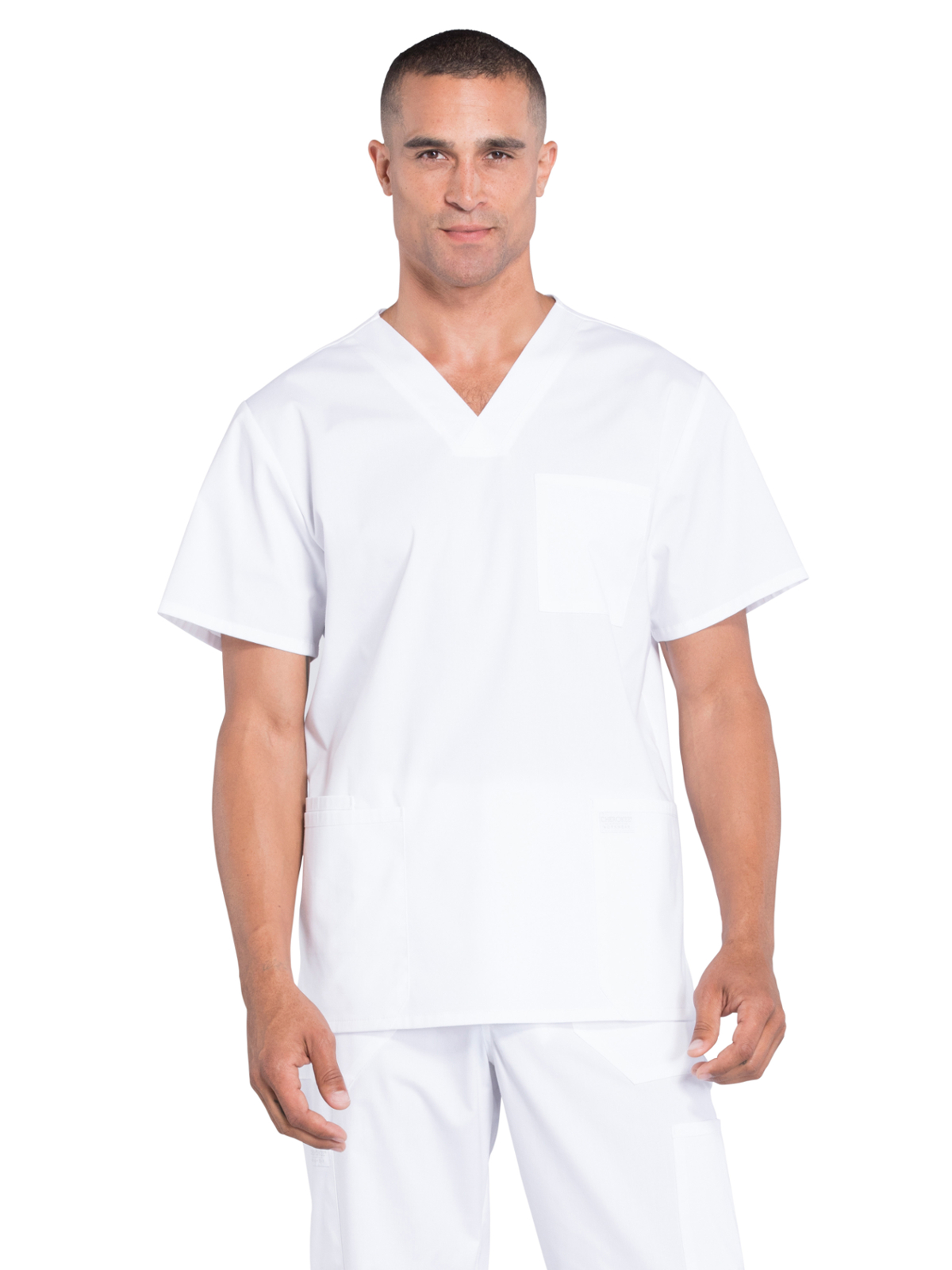 Cherokee WW695 Men's 4-Pocket V-Neck Top