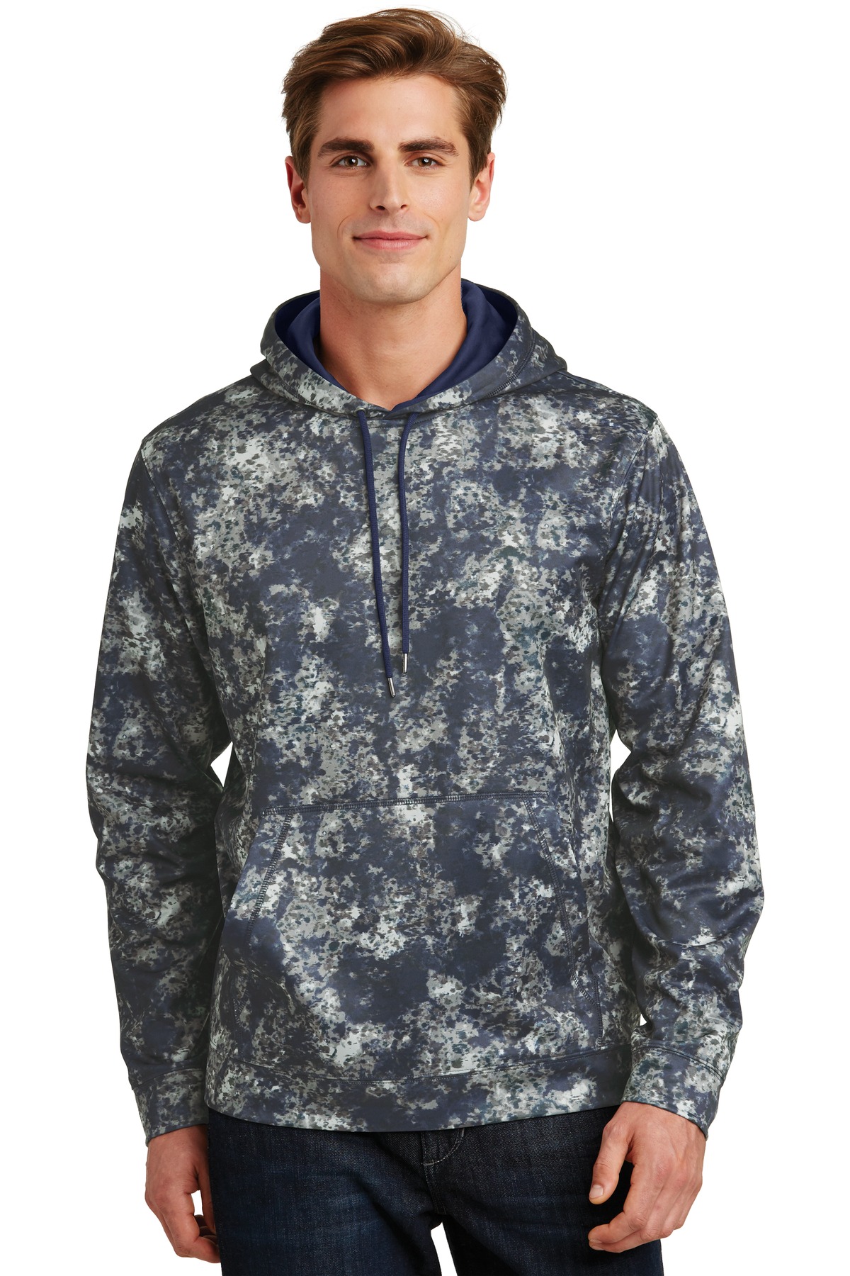 Sport-Tek ST230 Sport-Wick Mineral Freeze Fleece Hooded Pullover