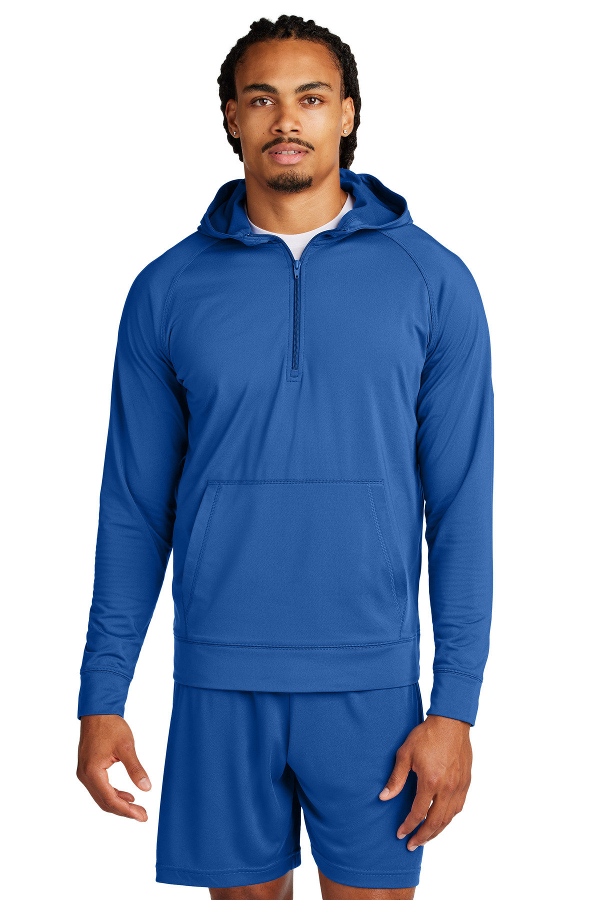 Sport-Tek ST856 Sport-Wick Stretch 1/2-Zip Hoodie