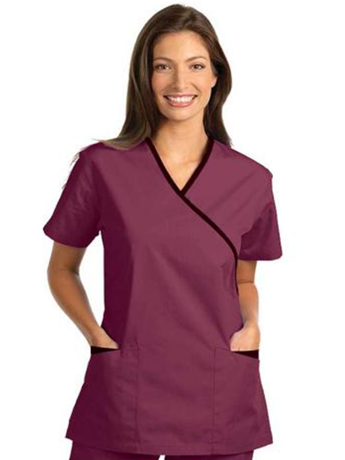 Fashion Seal 7001 Women's Crossover Tunic Top