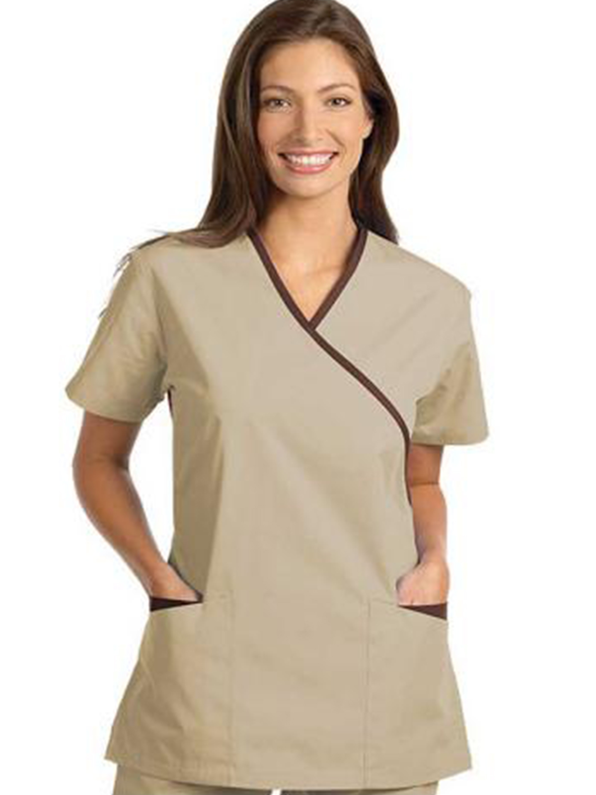 Fashion Seal 7007 Women's Crossover Tunic Top