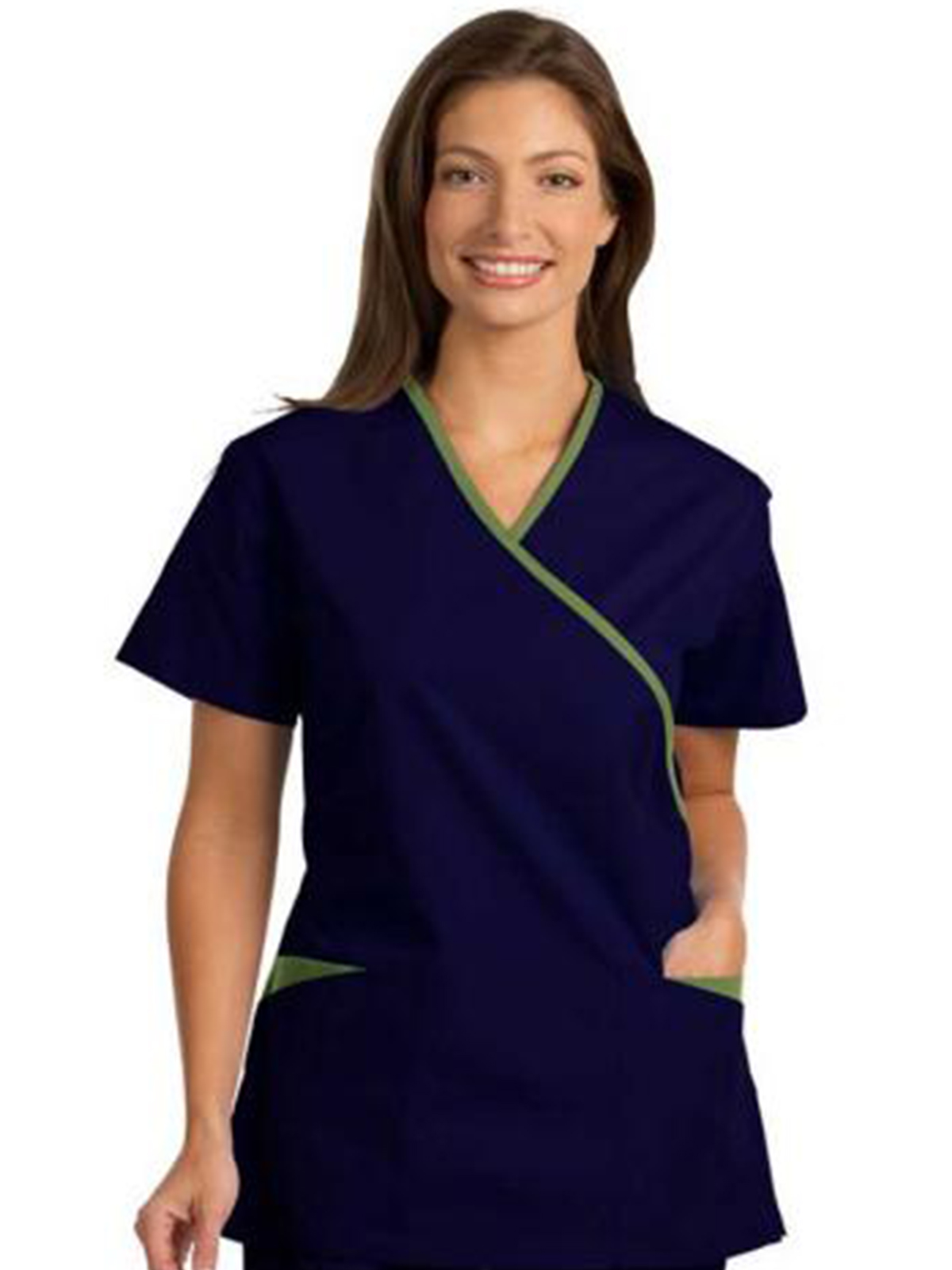 Fashion Seal 7027 Women's Crossover Tunic Top
