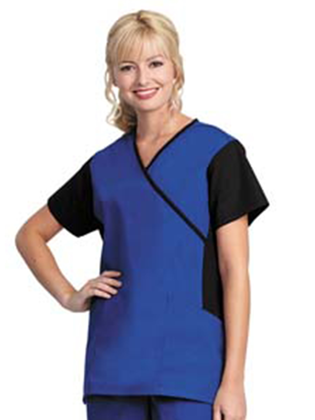 Fashion Seal 7137 Women's Crossover Side Flex Tunic Top