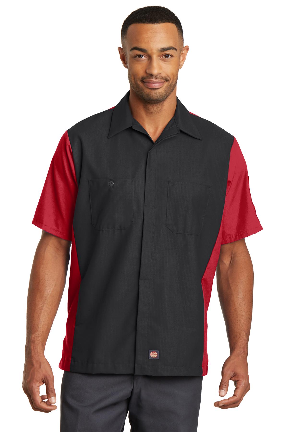 Red Kap SY20 Short Sleeve Ripstop Crew Shirt