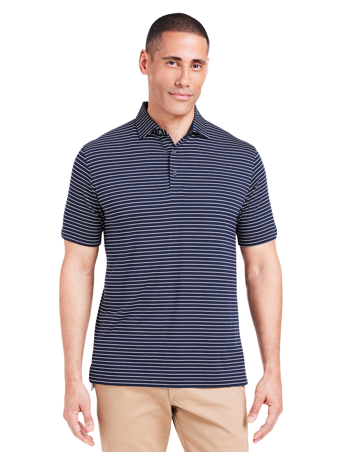 tasc TM546Y Mens Cloud Lightweight Polo Brookline Stripe