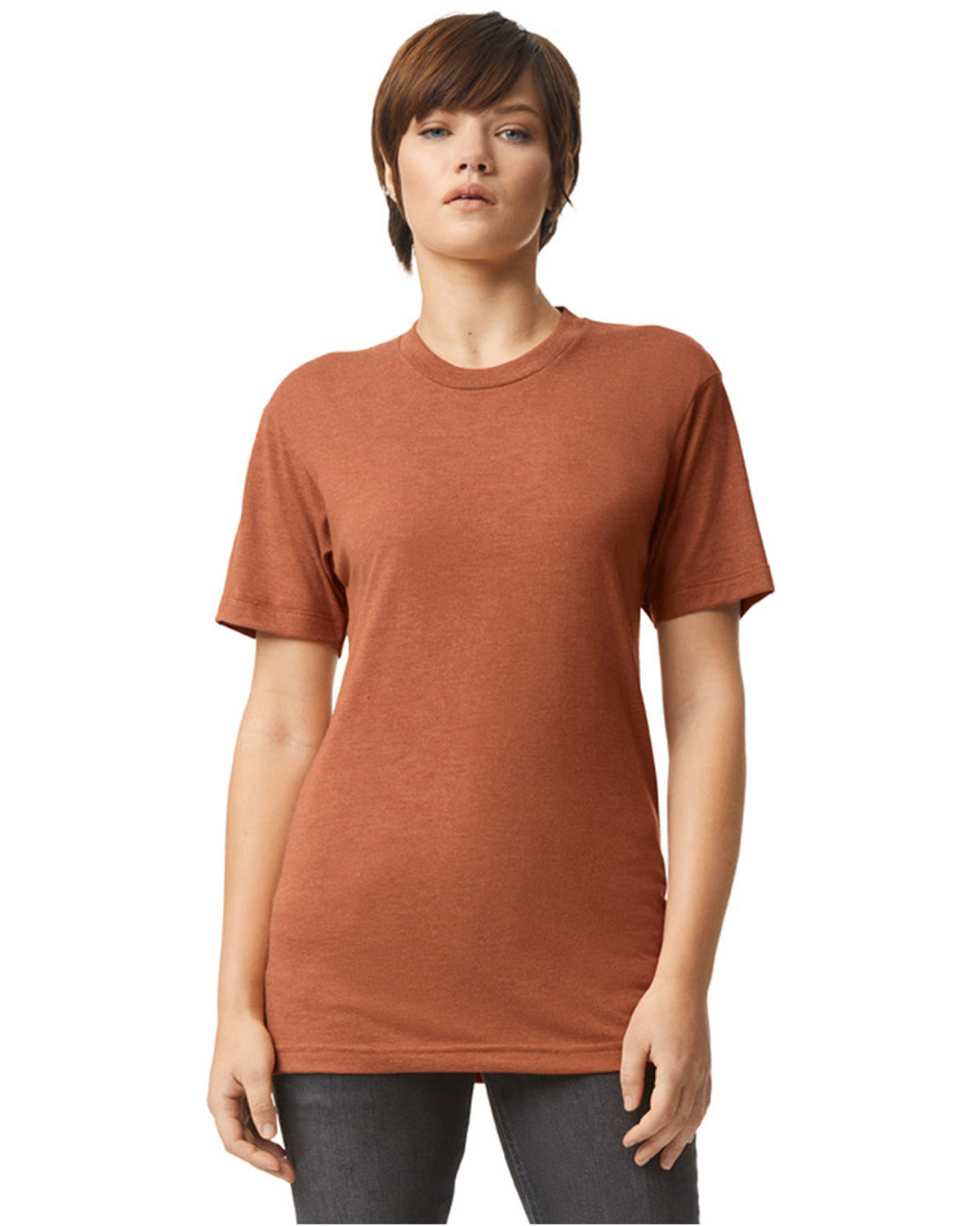 American Apparel TR401 Unisex Triblend Short-Sleeve Track T-Shirt