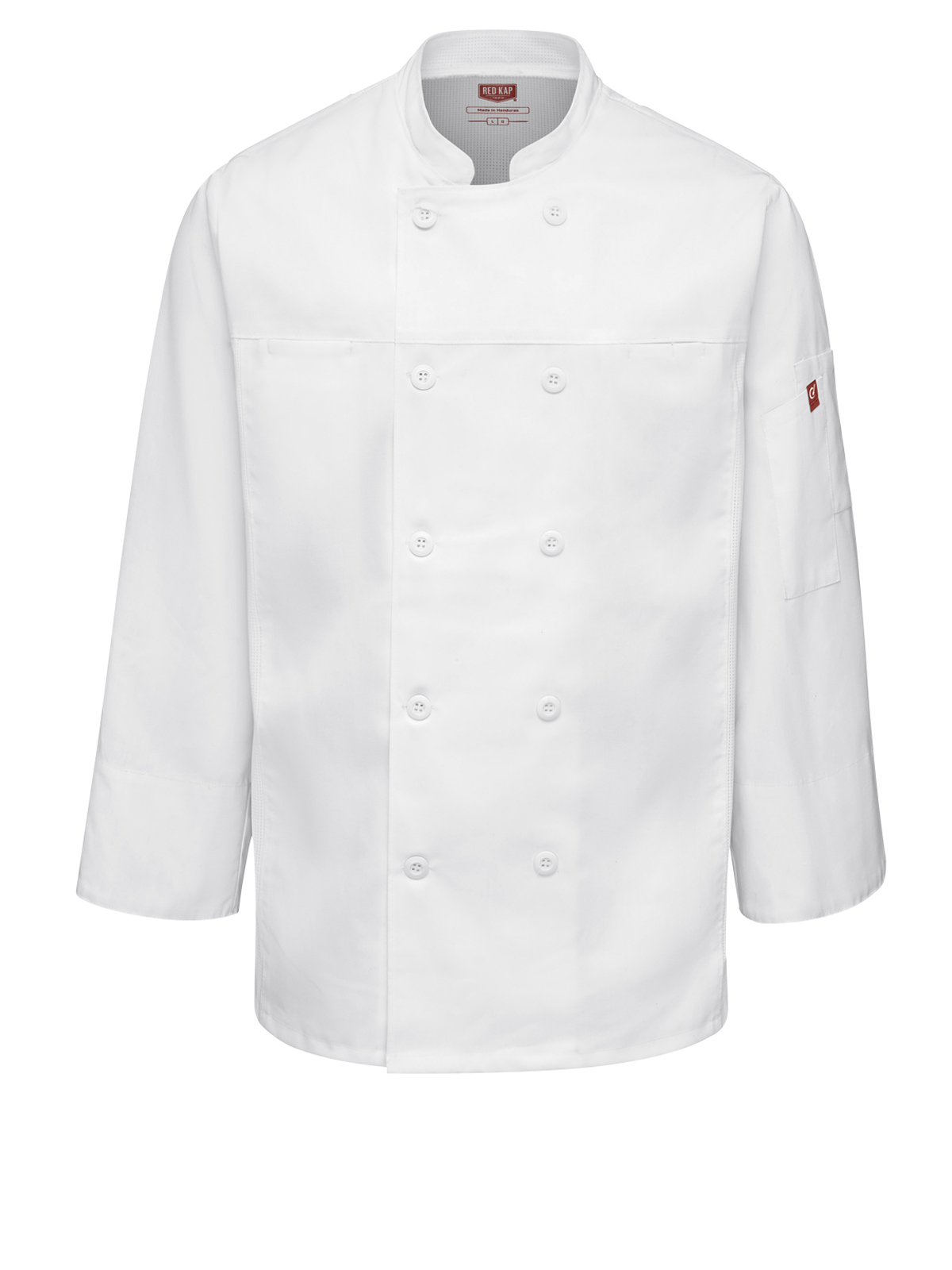 Red Kap 054M Men's Deluxe Airflow Chef Coat