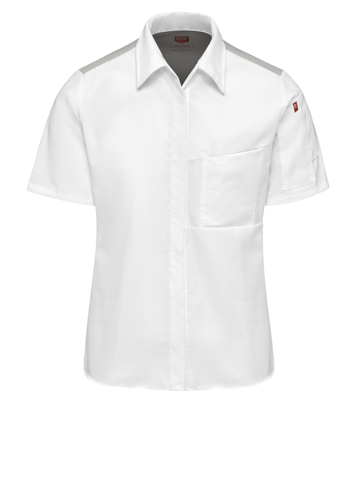 Red Kap 501W Women's Airflow Cook Shirt with OilBlok