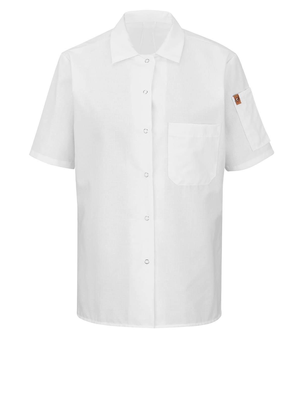 Red Kap 501X Women's Short Sleeve Cook Shirt with OilBlok + MIMIX