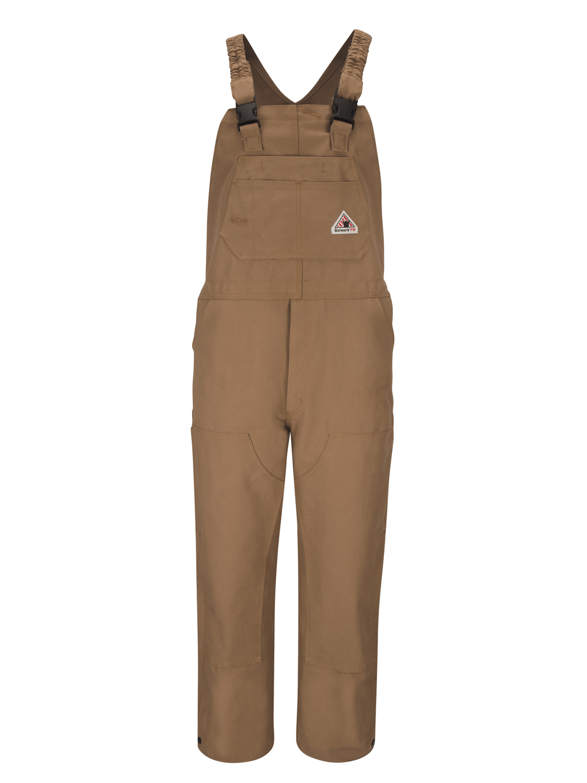 Bulwark BLF6 Men's Heavyweight Flame-Resistant Knee Zip Bib Overall