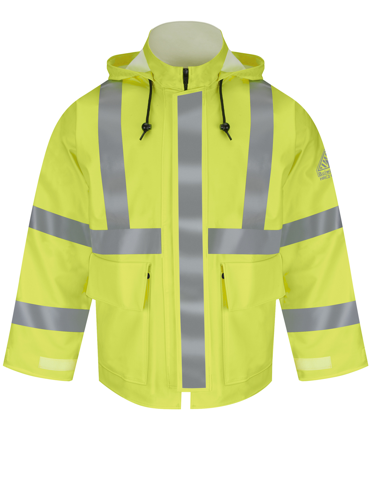 Bulwark JXN4 Men's Flame-Resistant Hi-Visibility Rain Jacket