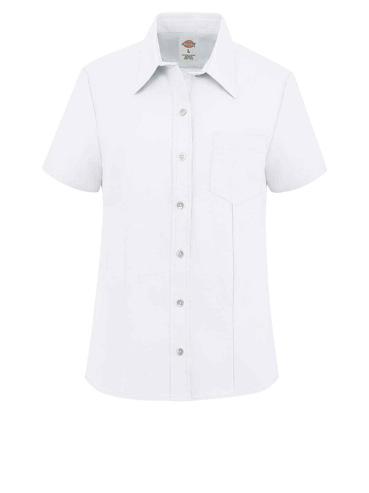 Dickies S254 Women's Short-Sleeve Stretch Oxford Shirt