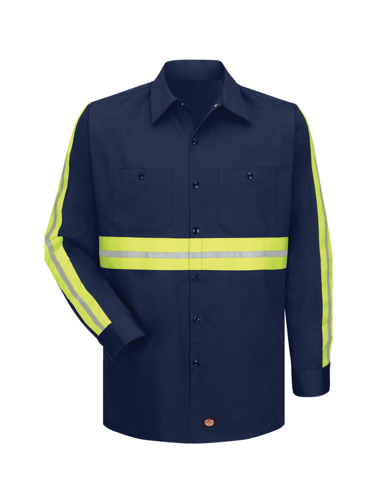 Red Kap SC30 Men's Long Sleeve Wrinkle-Resistant Cotton Work Shirt