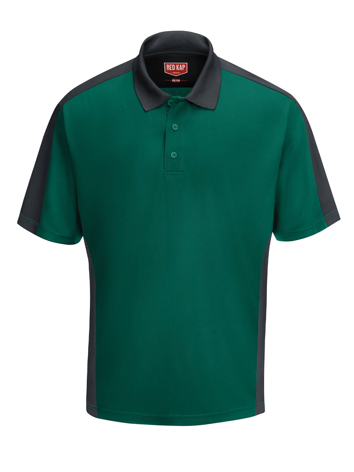 Red Kap SK54 Men's Short Sleeve Performance Knit Two-Tone Polo