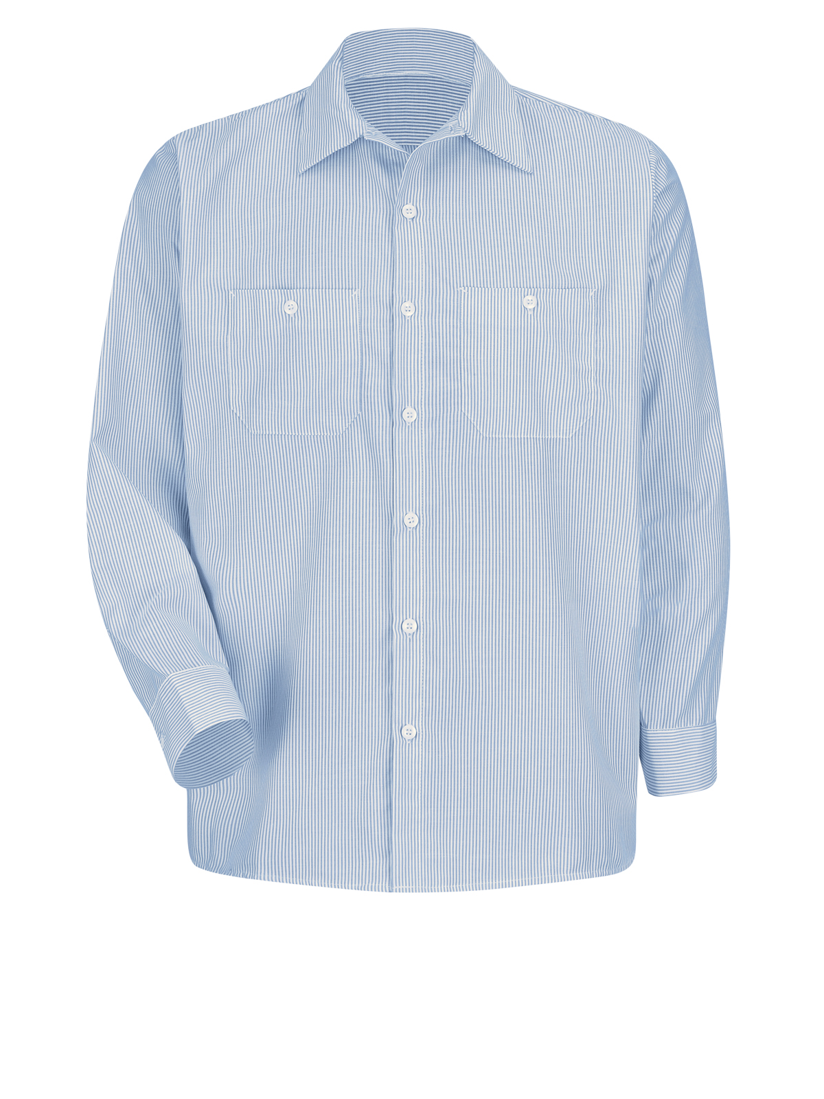 Red Kap SL10 Men's Long Sleeve Industrial Stripe Work Shirt