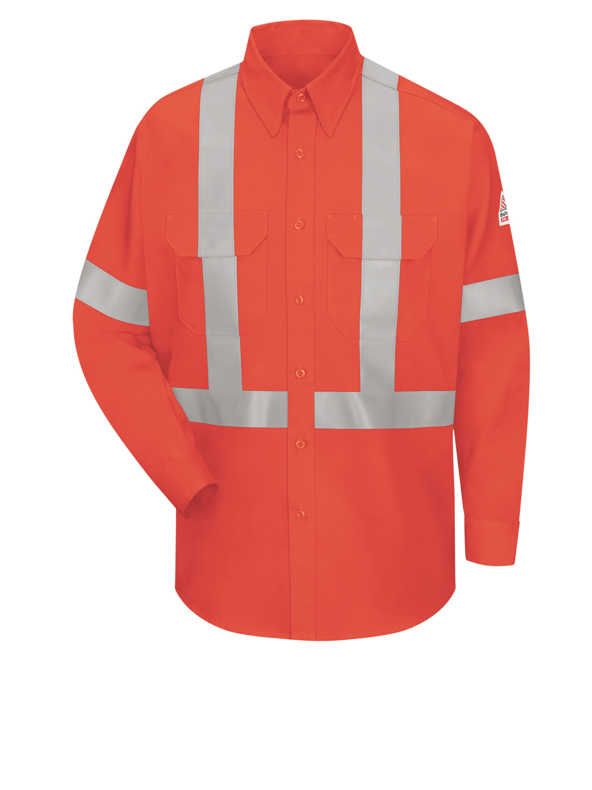 Bulwark SLUS Men's Lightweight Flame-Resistant Enhanced Visibility Shirt