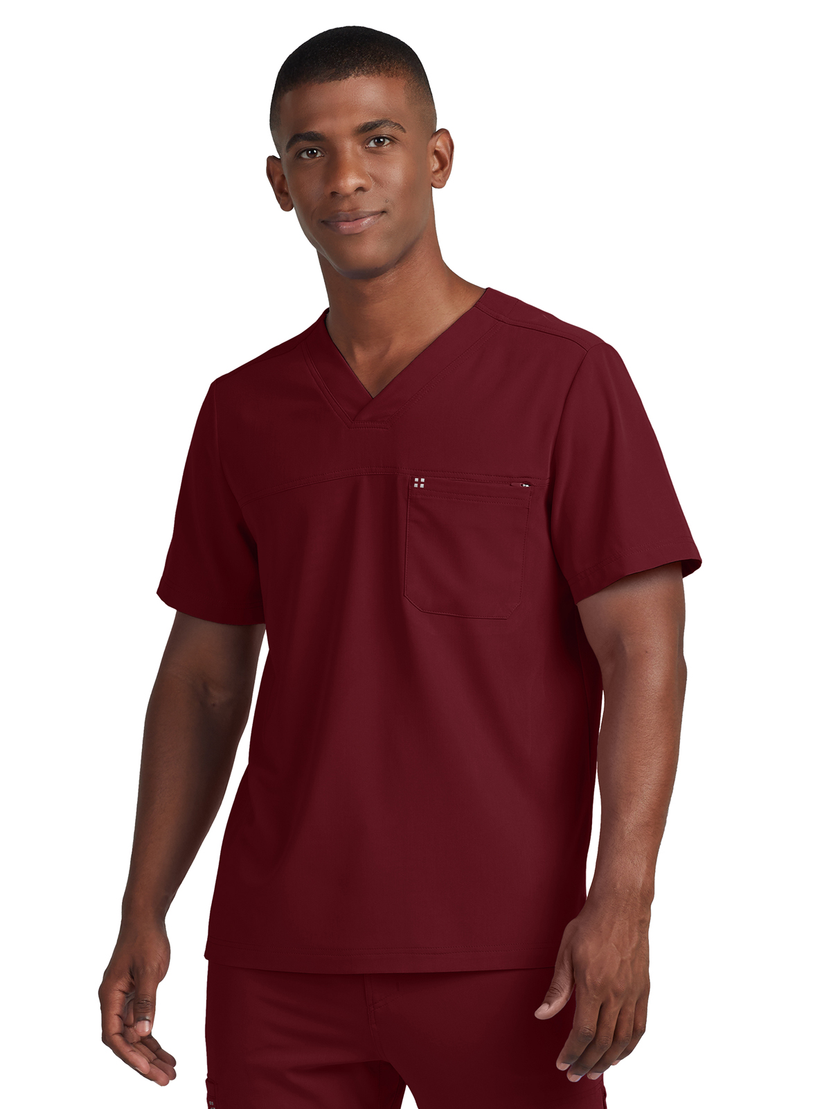 White Cross WT131 Men's Two-Pocket Fluid Resistant V-Neck Top
