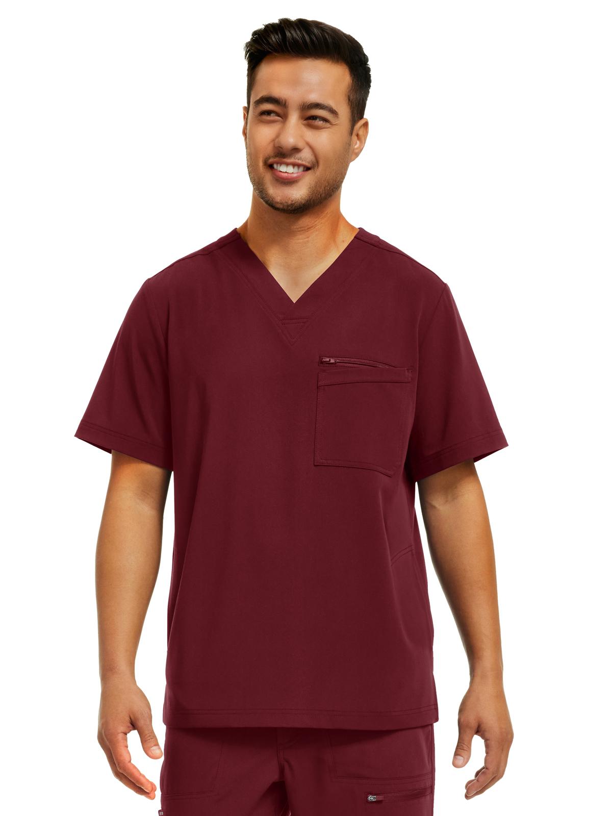 White Cross WT151 Men's Four-Pocket V-Neck Top