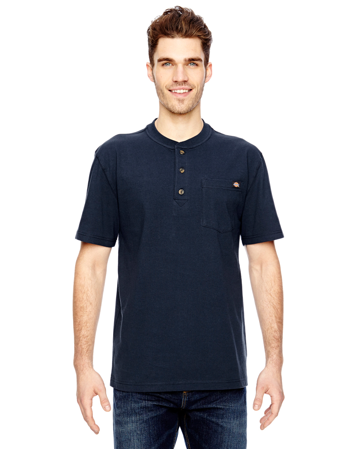 Dickies WS451 Men's 6.75 oz. Heavyweight WorkHenley